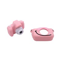 Детский фотоаппарат Kids Camera Коровка (розовый) - 5